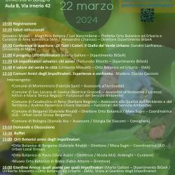 Locandina evento Città e giardini Amici degli impollinatori